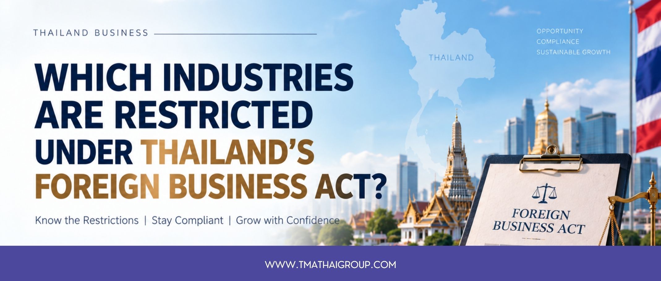 Which Industries Are Restricted Under Thailand's Foreign Business Act?